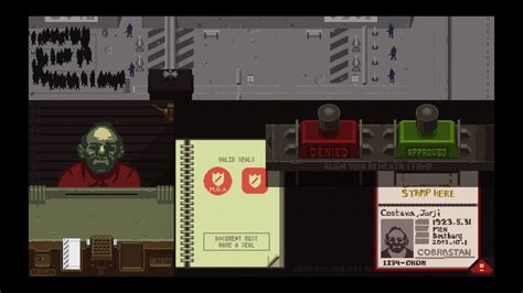 Papers, Please on Steam.